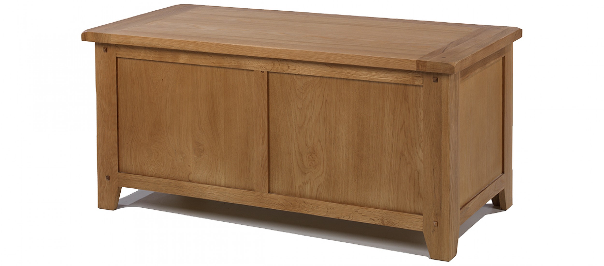 Rustic Oak Blanket Box Quercus Living