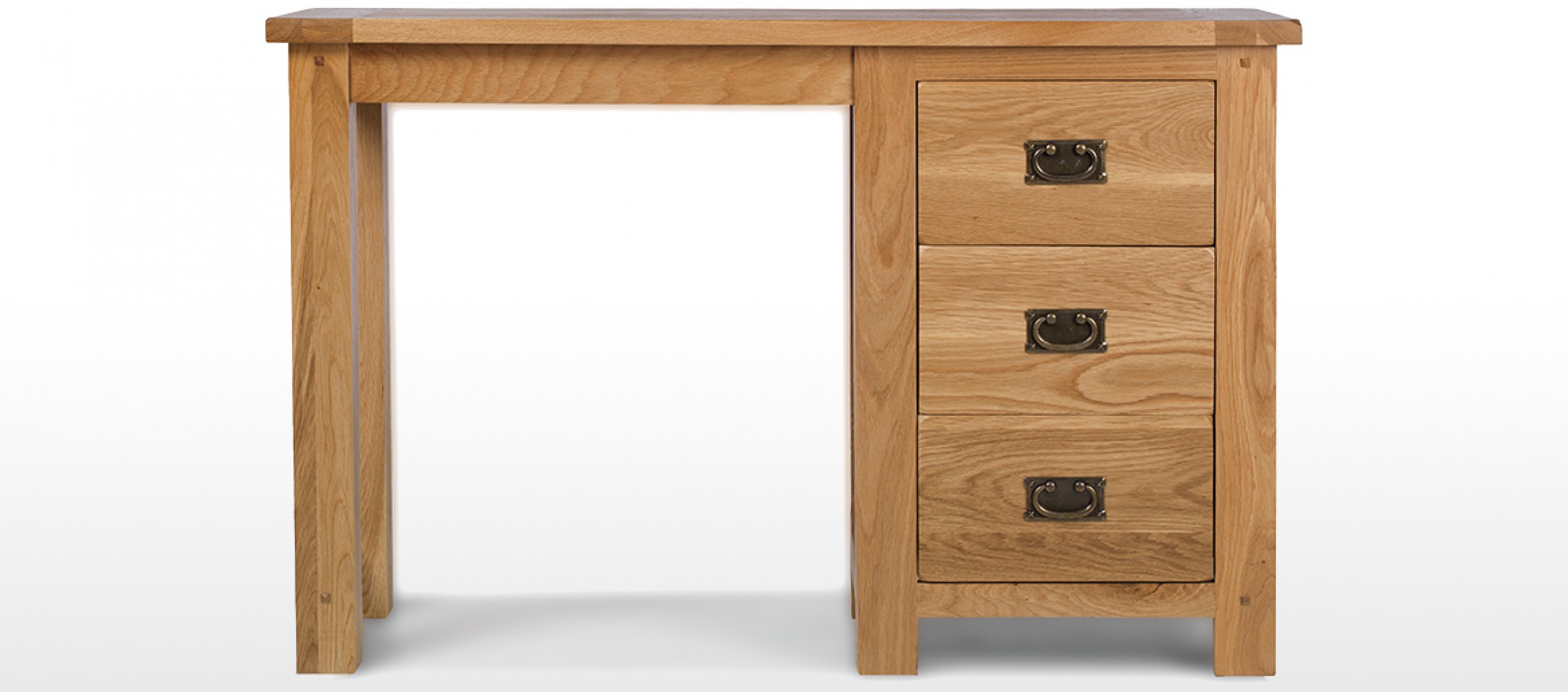 Rustic Oak Dressing Table Quercus Living