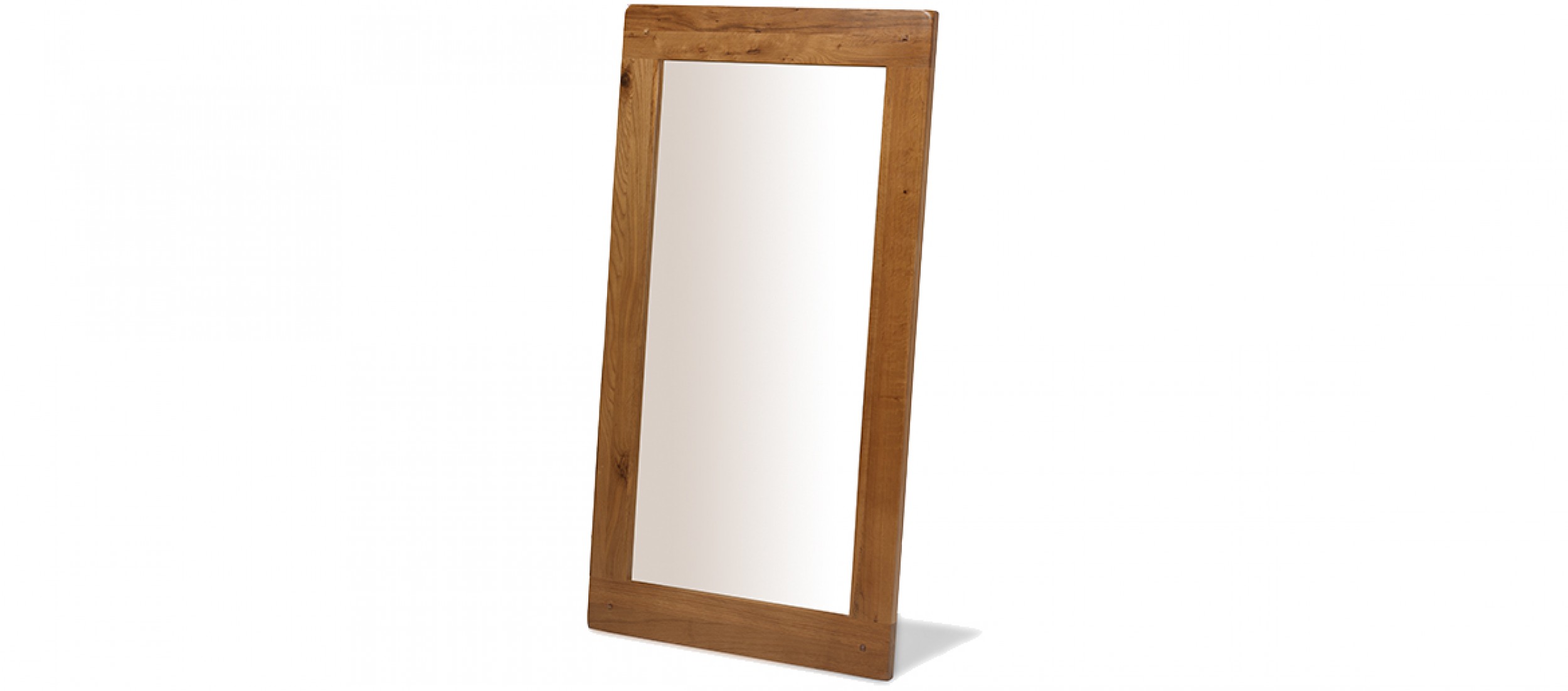 Rustic Oak Wall Mirror Quercus Living Rustic Oak Wall Mirror