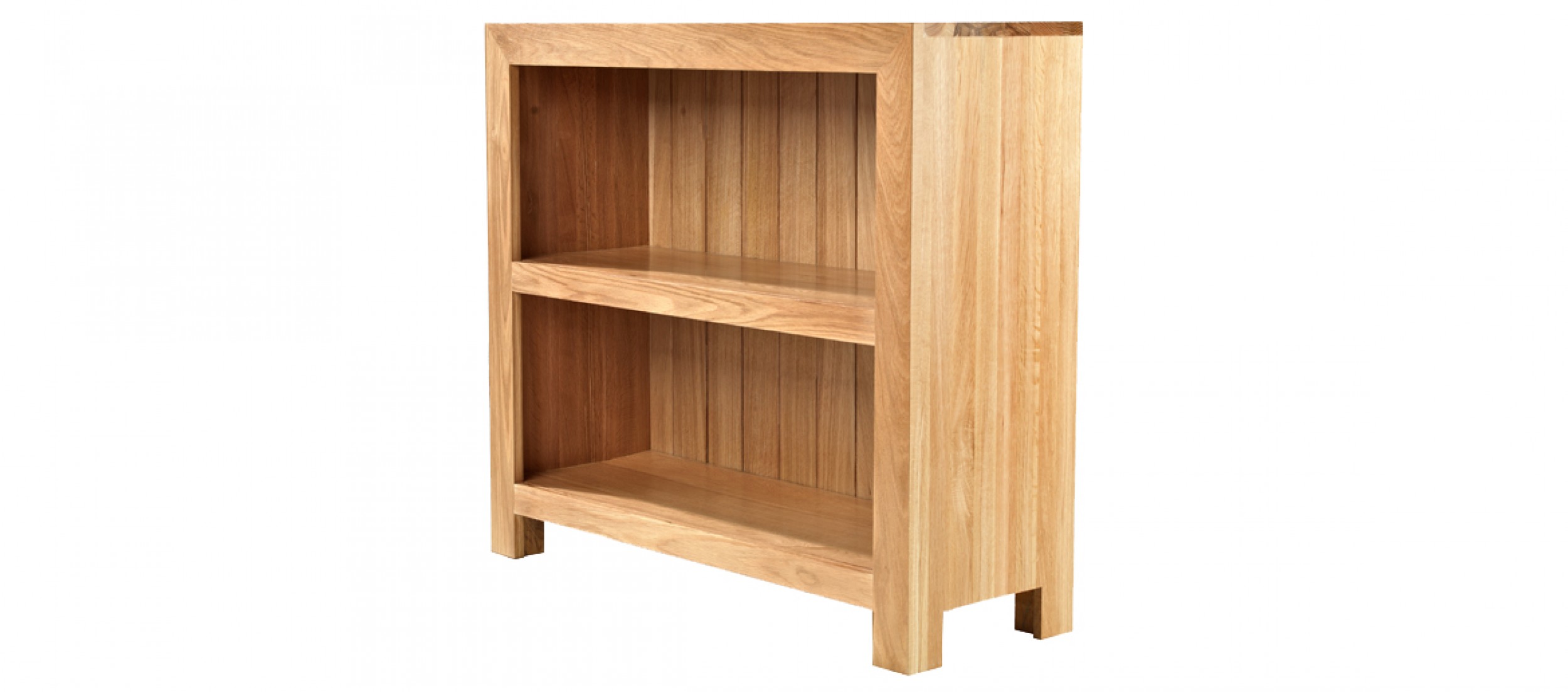 Cube Oak Low Bookcase | Quercus Living