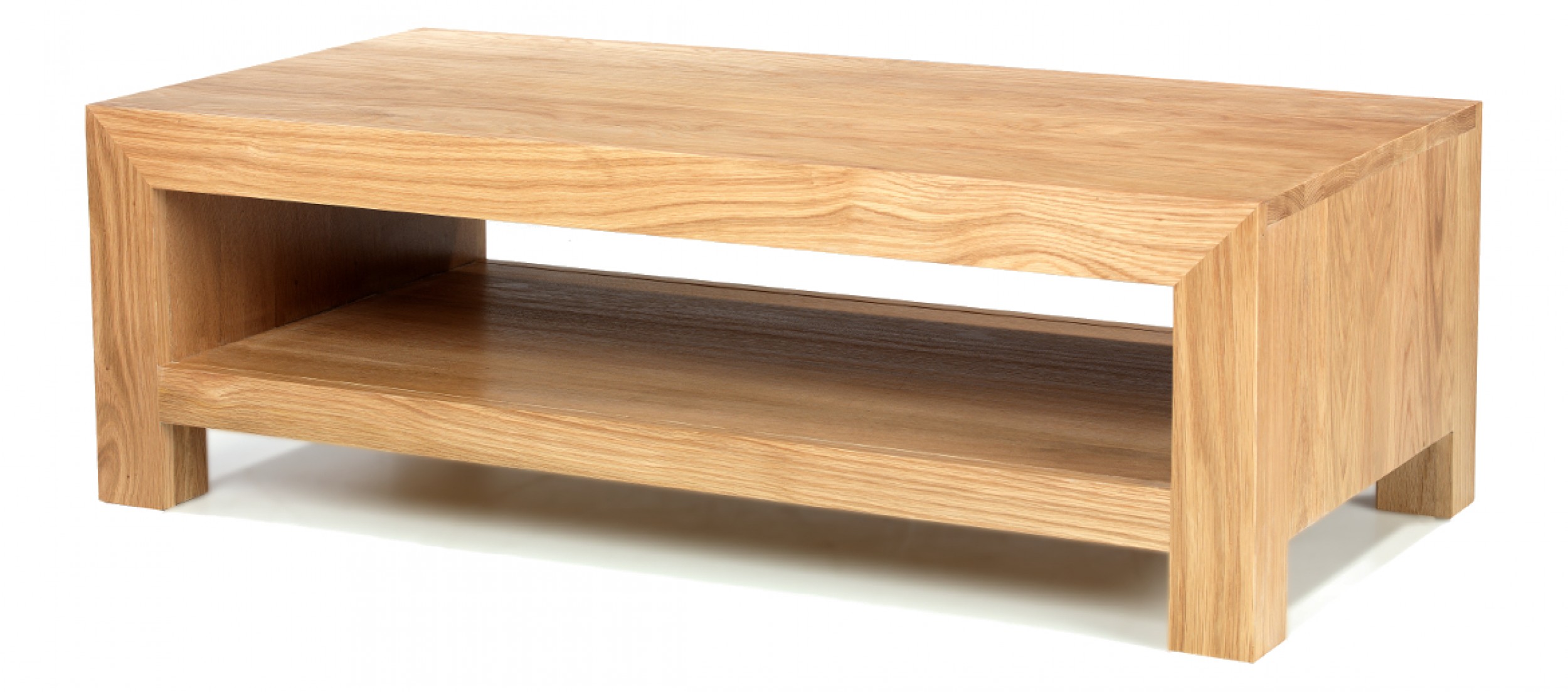 Cube Oak Modern Coffee Table | Quercus Living