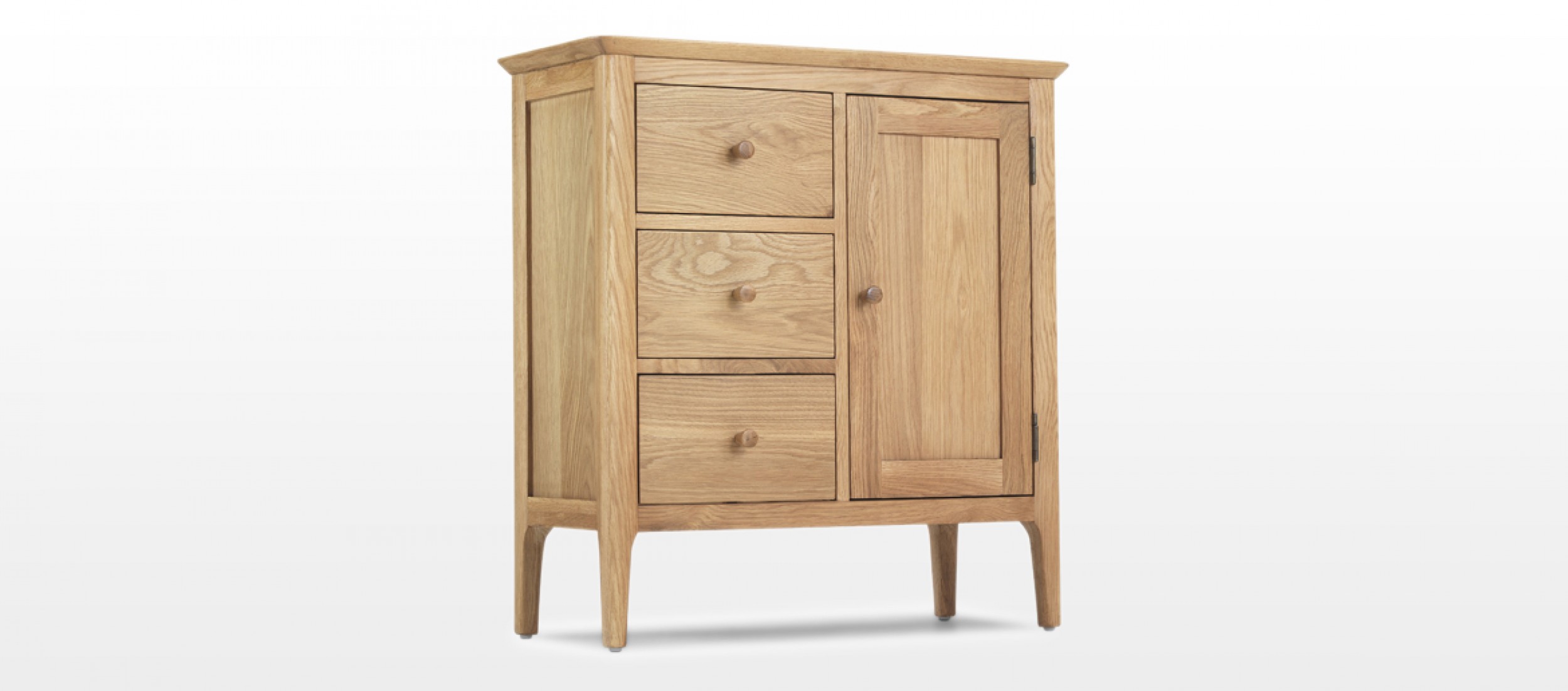 Hayman Oak Hallway Cupboard Quercus Living