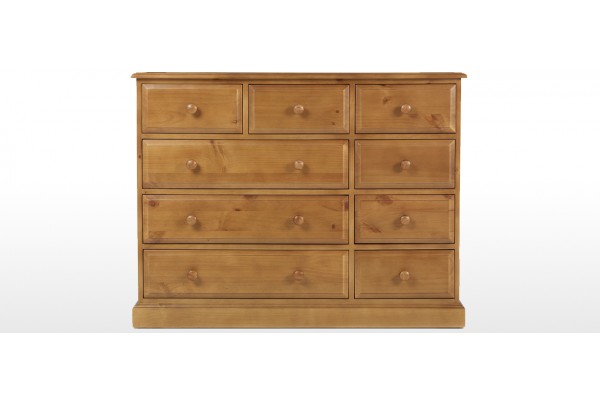 9 drawer outlet solid wood dresser