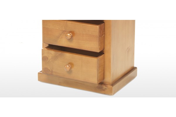 Country Pine 5 Drawer Tall Chest Of Drawers Bedroom Storage Solid