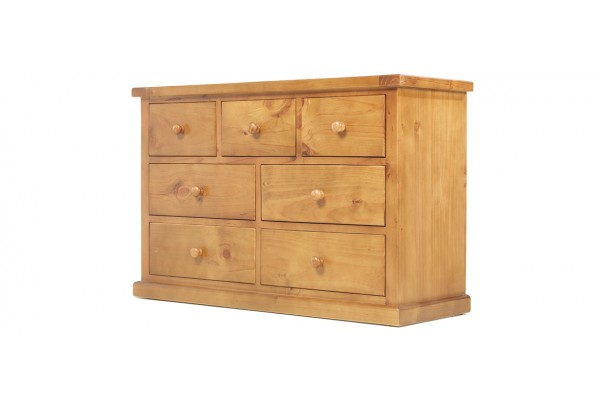 Devon Pine 3 Over 4 Chest Of Drawers Quercus Living
