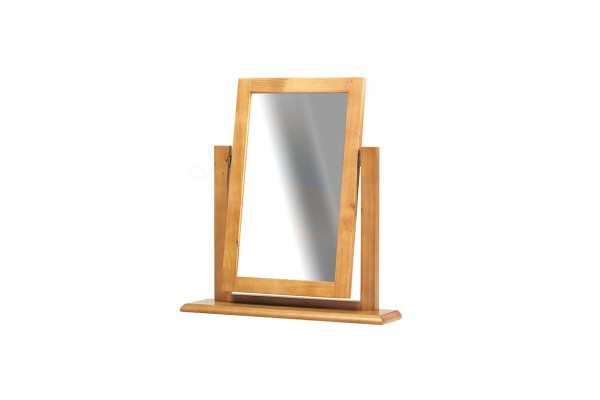 pine table mirror