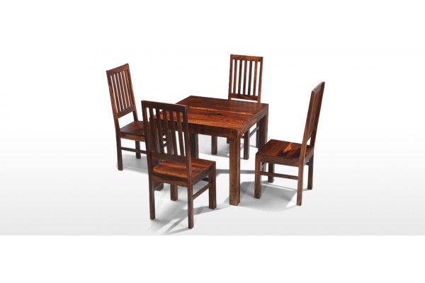 Okemah solid sale wood dining table