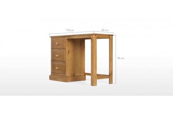 Small pine new arrivals dressing table