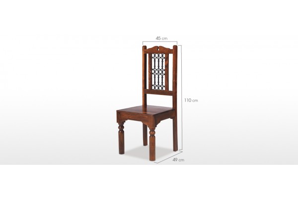 Jali sheesham hotsell dining chairs