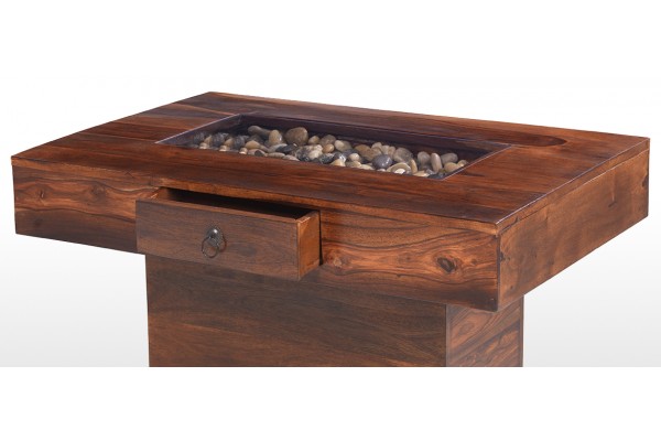 Coffee table deals with pebbles