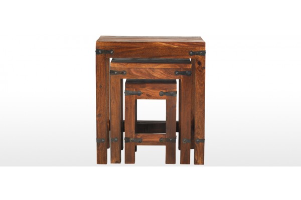 Jali nest of shop tables