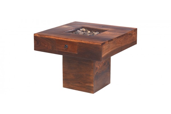 Jali Sheesham Small Pebble Coffee Table Quercus Living