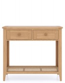 Bravur Natural Oak Console Table