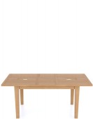 Bravur Natural Oak Extending Dining Table