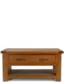 Barham Oak Coffee Table with 2 Drawers