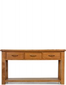 Barham Oak Large Console Table