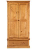 Devon Pine Gents Double Wardrobe