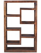 Cube Sheesham Geometric Bookcase