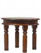 Jali Sheesham 55 cm Round Thakat Coffee Table