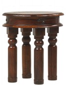 Jali Sheesham 40 cm Round Thakat Coffee Table