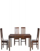 Jali Sheesham 120 cm Thakat Dining Table and 4 Chairs 