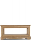 Kilmar Natural Oak Living & Dining Coffee Table With Shelve