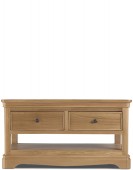 Kilmar Natural Oak Living & Dining Coffee Table With  2 Drawers