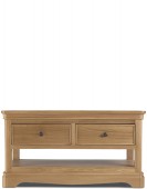 Kilmar Natural Oak Living & Dining Coffee Table With  2 Drawers