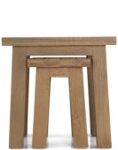 Holloway Rough Sawn Oak Nest Of 2 Table