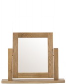 Rustic Oak Dressing Table Vanity Mirror