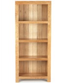 Cube Oak Solid Bookcase