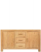 Cube Oak Large Sideboard