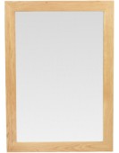 Cube Oak Large Mirror