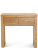 Cube Oak Petite Console Table