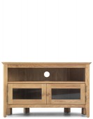 Hayman Oak Corner TV Unit with Doors