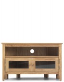 Hayman Oak Corner TV Unit with Doors