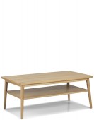 Skiena Oak Large Coffee Table With Shelve