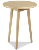 Skiena Oak Circular Lamp Table