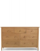Kassay Oak 3 over 4 Chest of Drawers