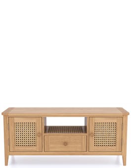 Halmstad Natural Oak Wide TV Unit