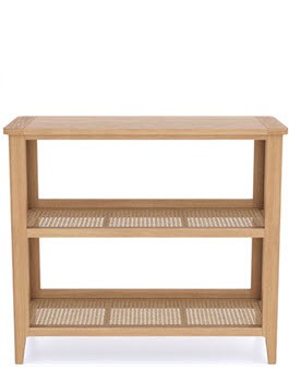 Halmstad Natural Oak Open Bookcase