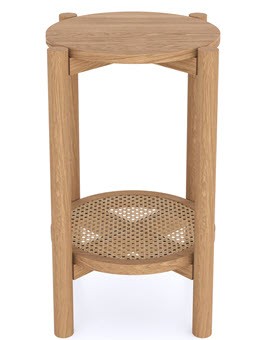 Halmstad Natural Oak Round Side Table