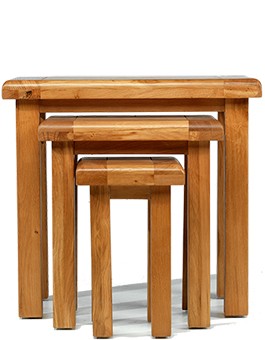 Barham Oak Nest of 3 Tables