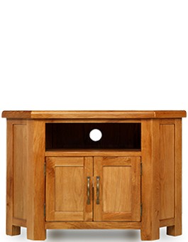 Barham Oak Petite Corner TV Unit