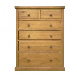 Devon Pine 2 Over 4 Chest of Drawers