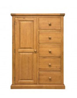 Devon Pine Combination Wardrobe