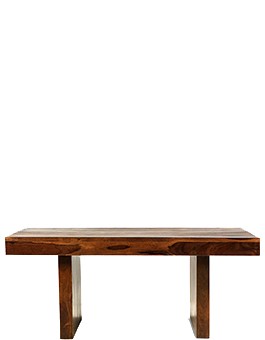 Cube Sheesham Block Coffee Table