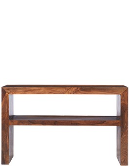 Cube Sheesham Console Table