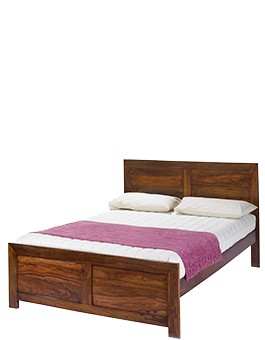 Cube Sheesham King Size Bed (5')