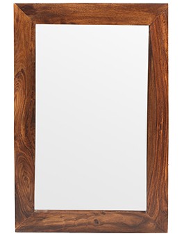 Cube Sheesham Small Mirror